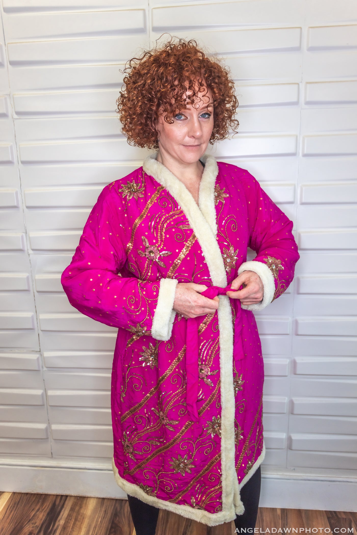 Fuzzy Saree Robe III