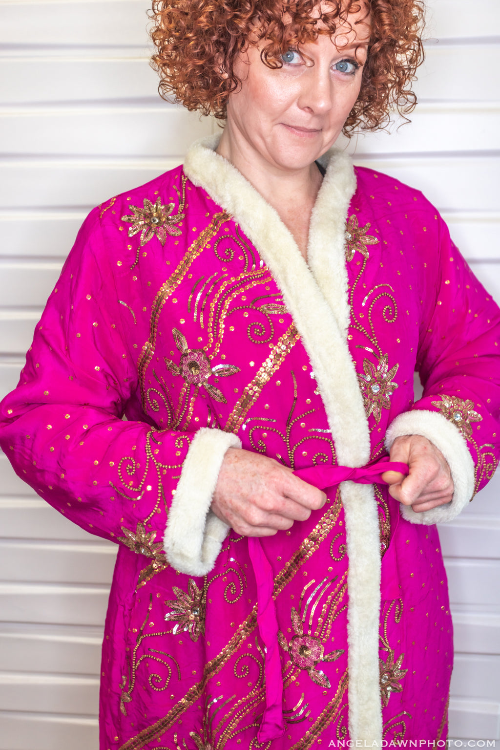 Fuzzy Saree Robe III