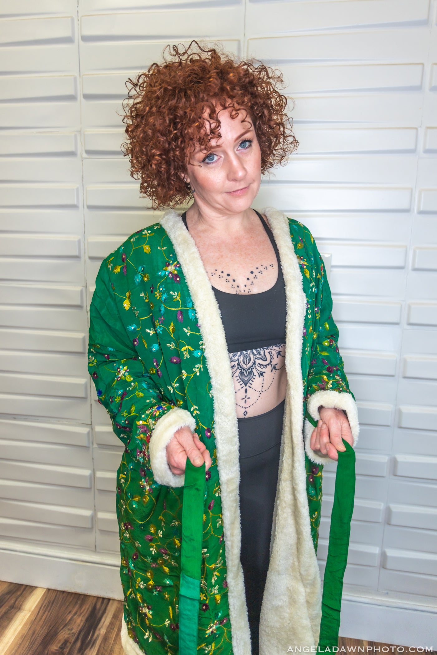 Fuzzy Saree Robe VII