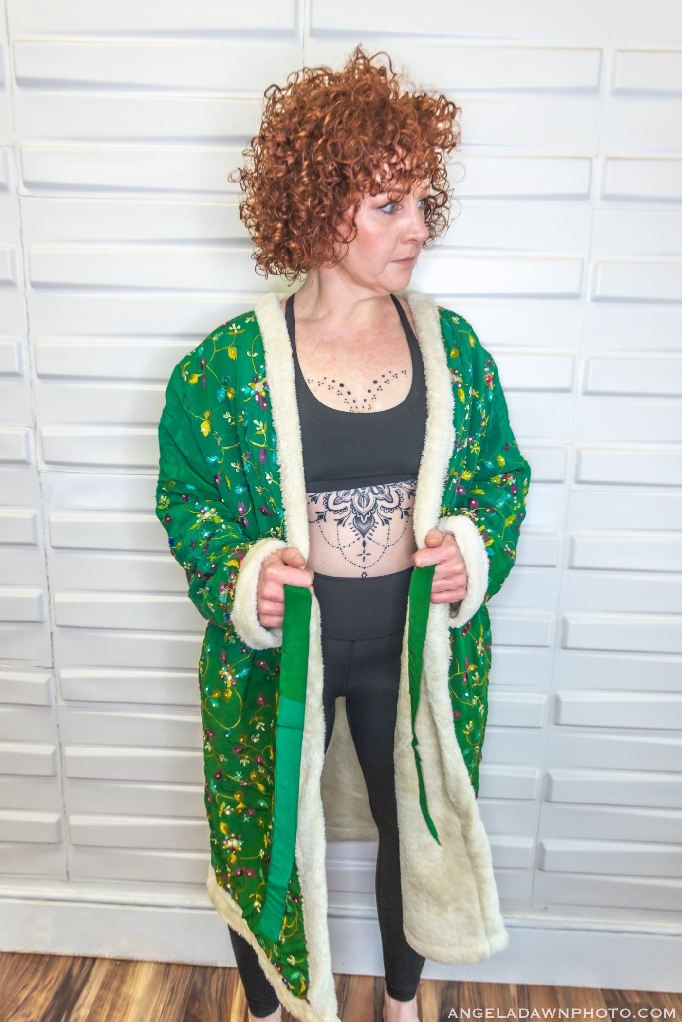 Fuzzy Saree Robe VII