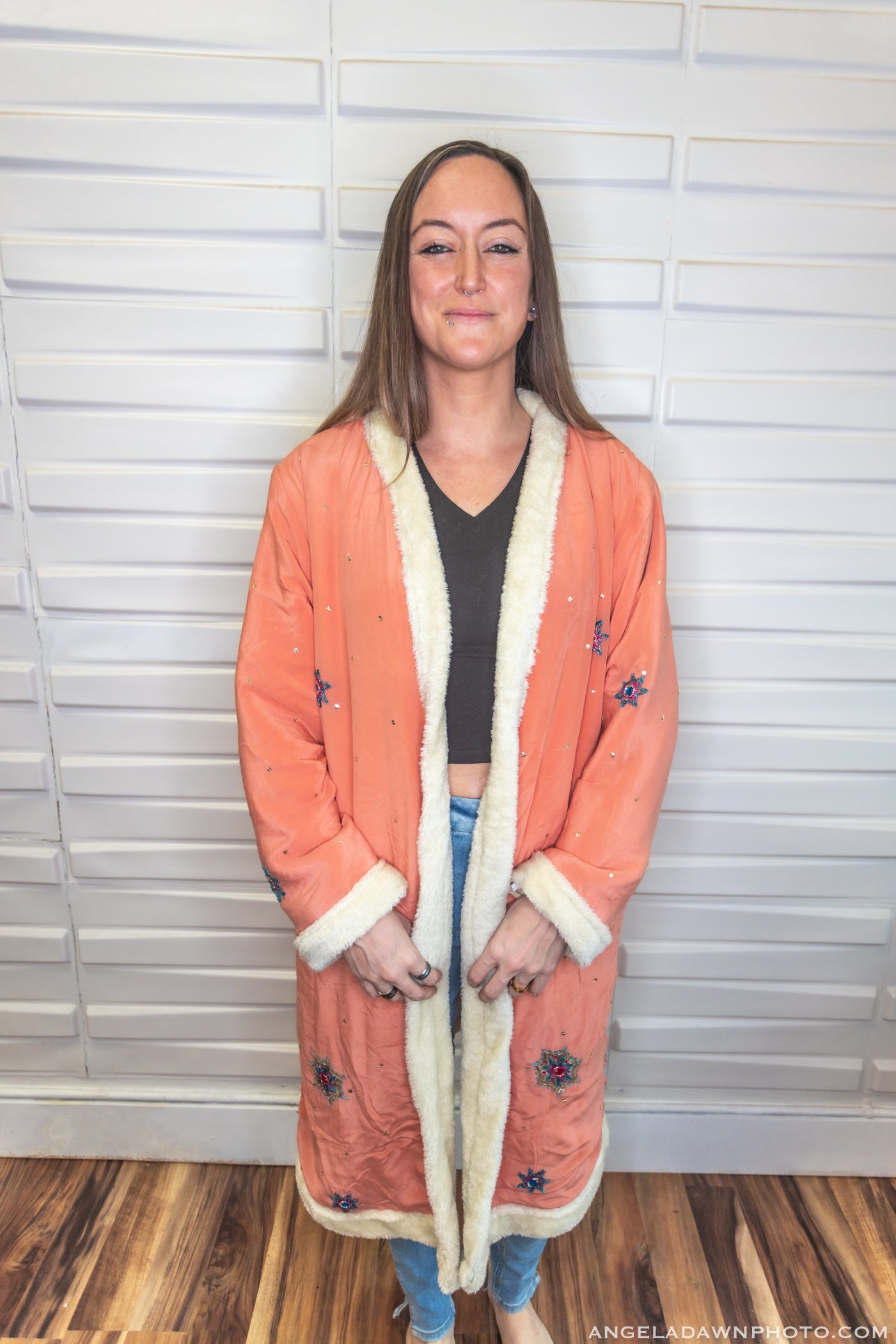 Fuzzy Saree Robe VIII