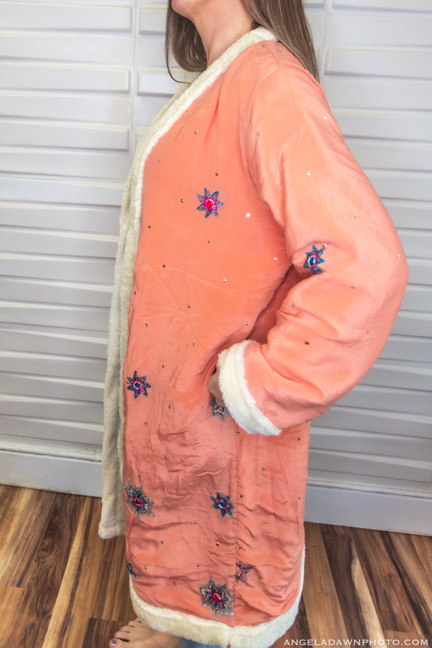 Fuzzy Saree Robe VIII