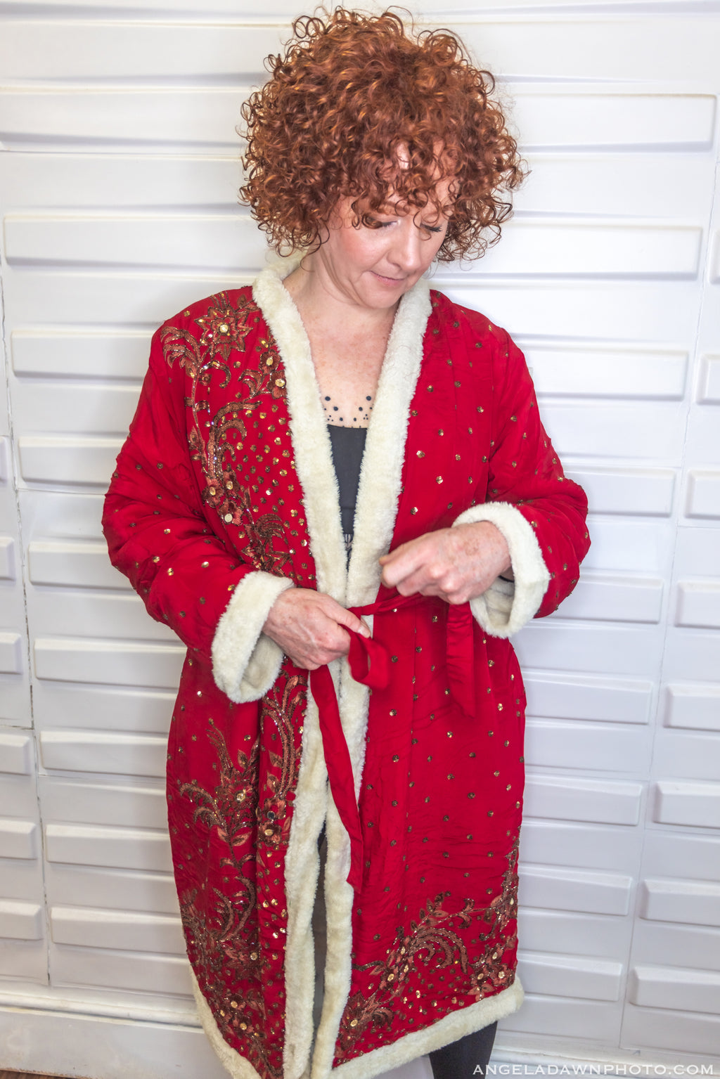 Fuzzy Saree Robe X