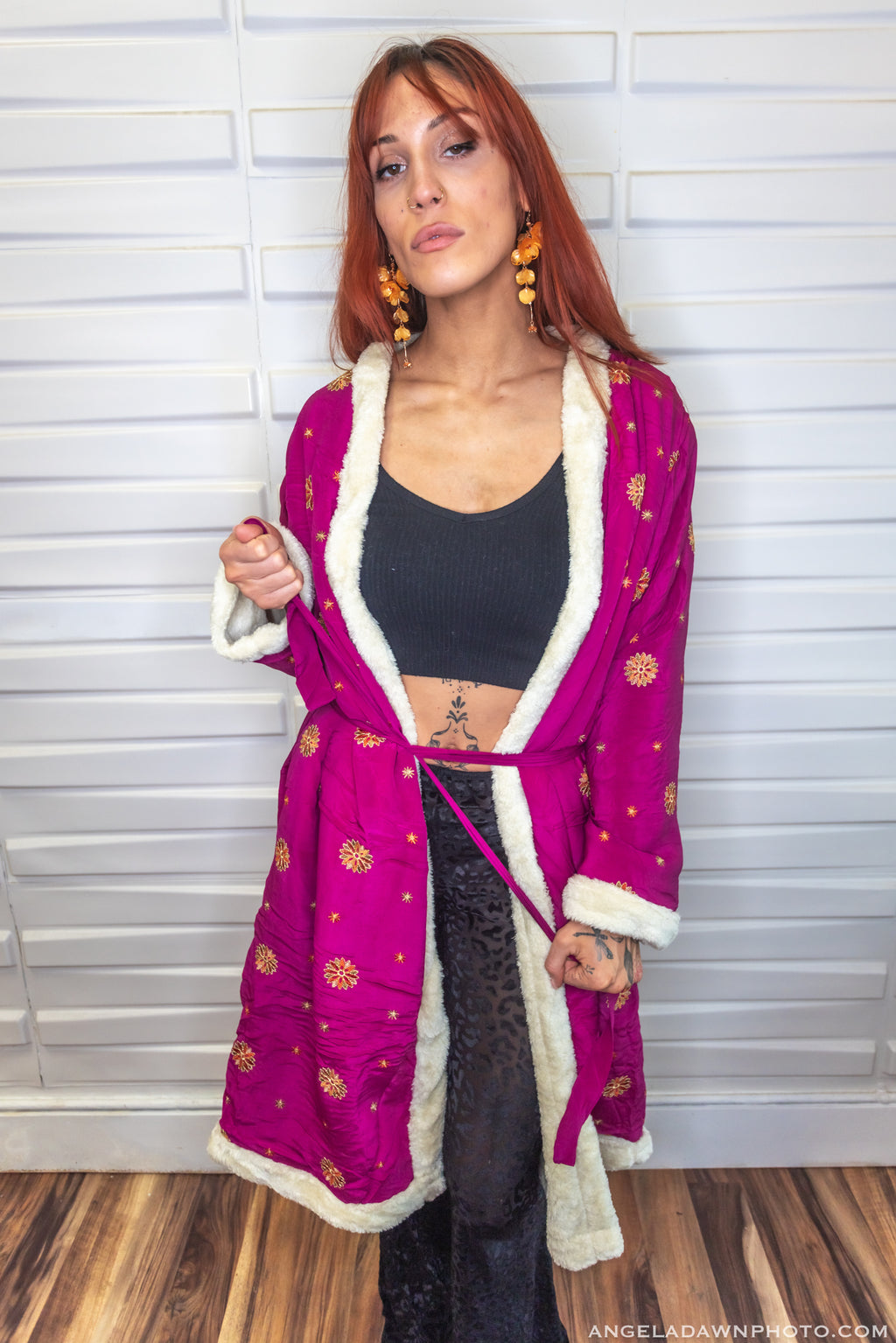 Fuzzy Saree Robe XII