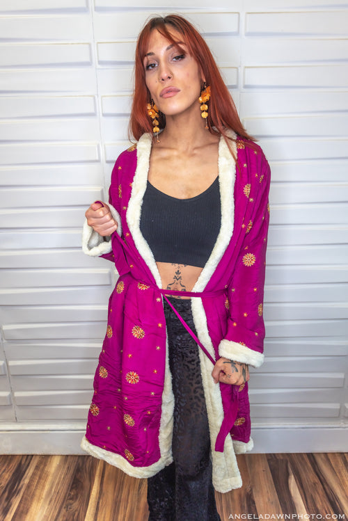 Fuzzy Saree Robe XII