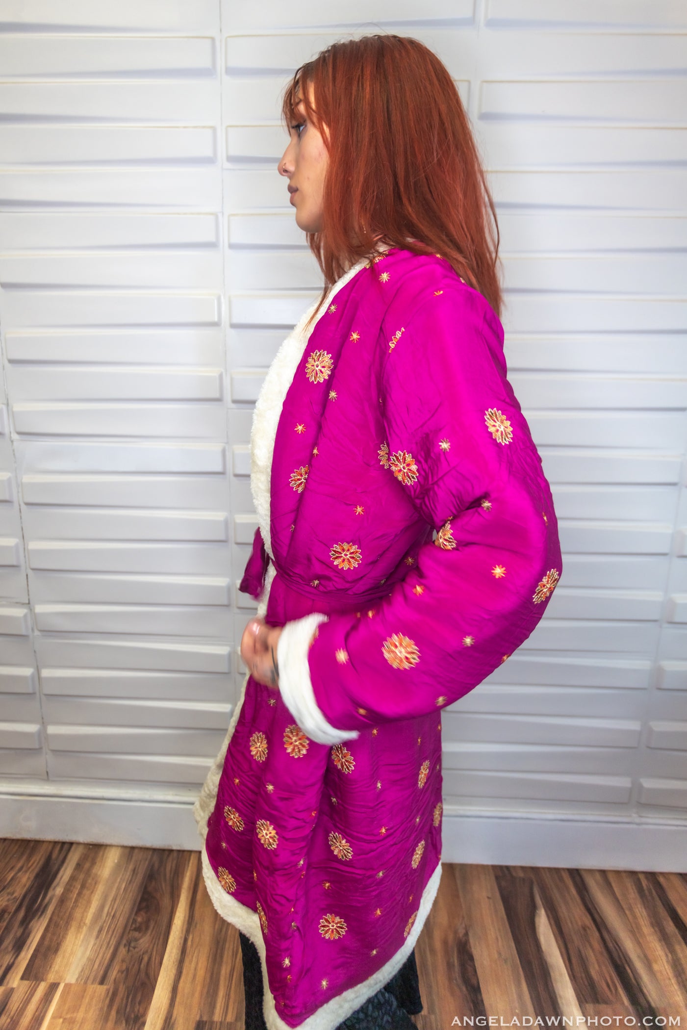 Fuzzy Saree Robe XII