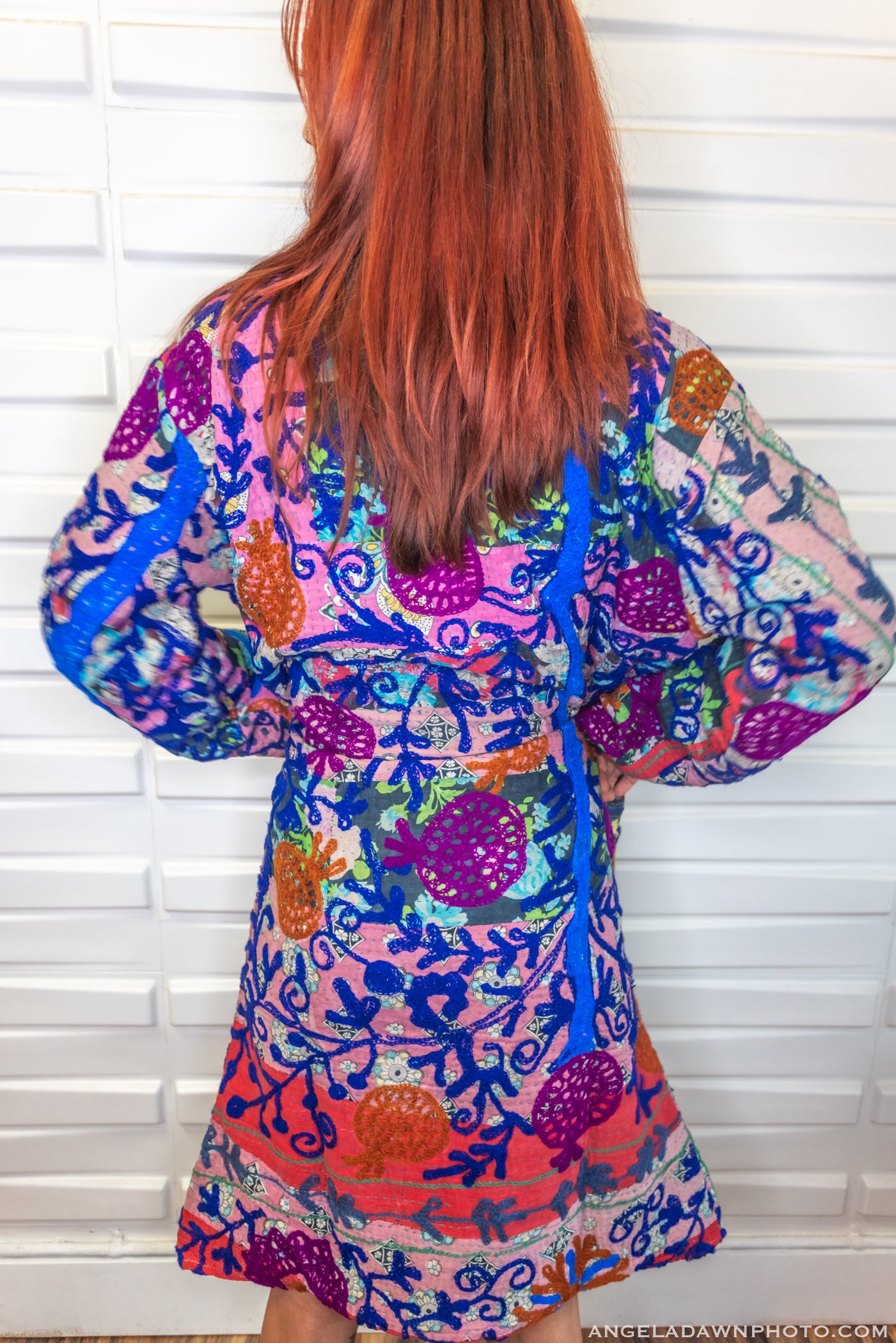 Suzani Kantha Midi Robe II