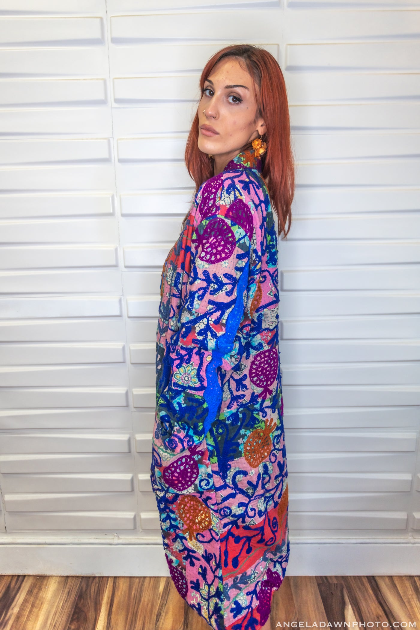 Suzani Kantha Midi Robe II
