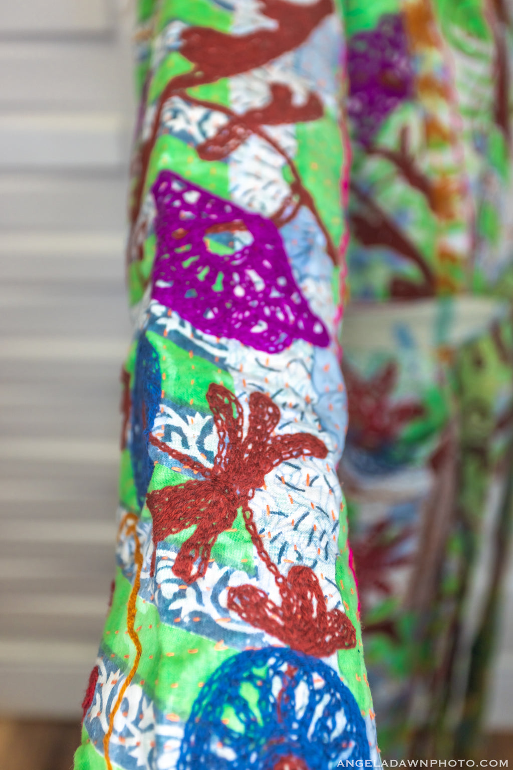 Suzani Kantha Midi Robe V