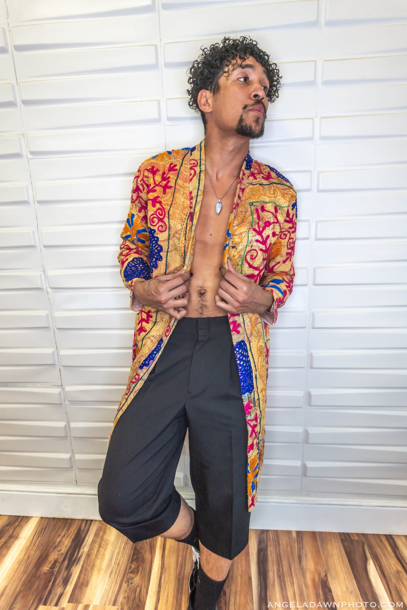 Suzani Kantha Midi Robe III