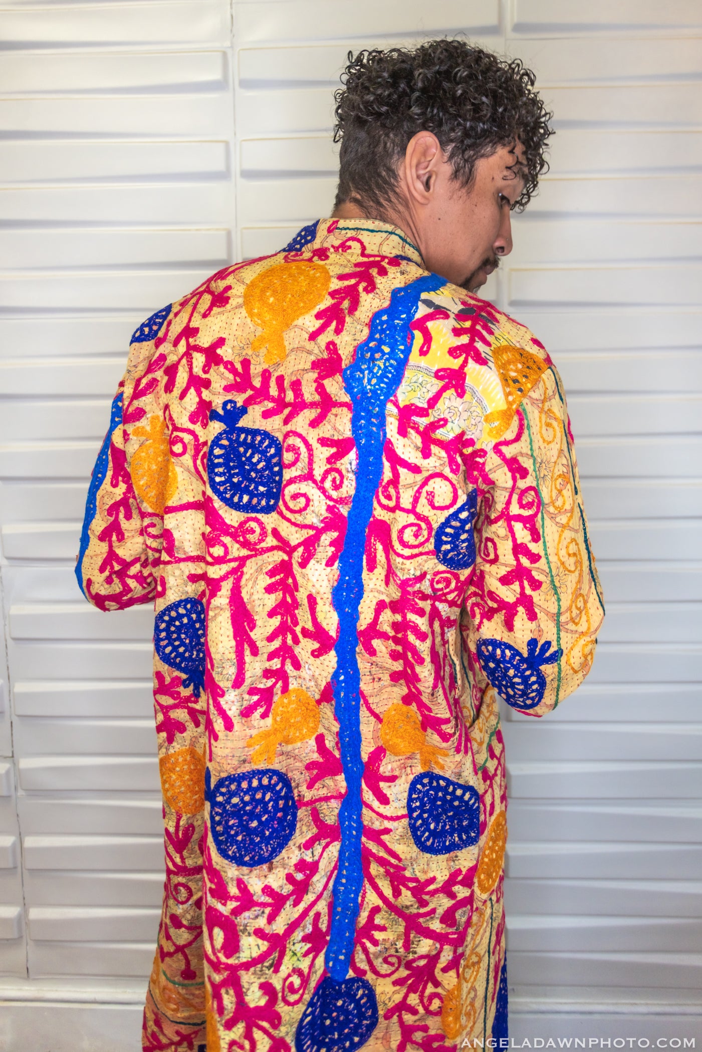 Suzani Kantha Midi Robe III