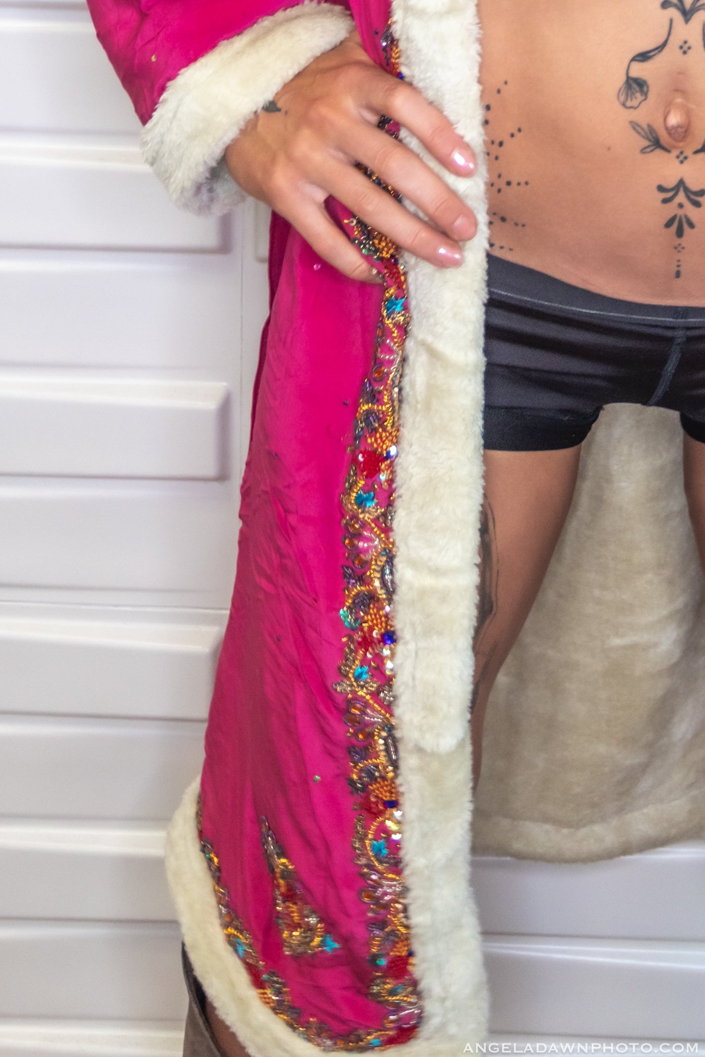 Fuzzy Saree Robe XIV
